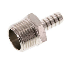 R 1/2'' Male x 9mm Nickel plated Brass Hose barb 16 Bar [2 Pieces]