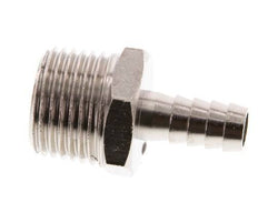 R 1/2'' Male x 9mm Nickel plated Brass Hose barb 16 Bar [2 Pieces]