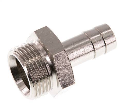 G 3/4'' Außengewinde x 13mm Vernickeltes Messing Schlauchanschluss 16 Bar