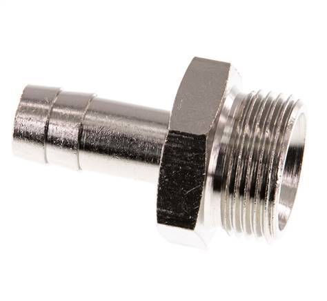 G 3/4'' Außengewinde x 13mm Vernickeltes Messing Schlauchanschluss 16 Bar