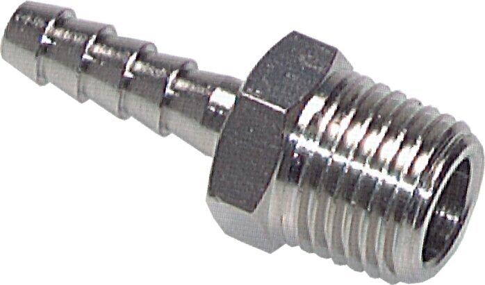 R 1/2'' Male x 10mm Nickel plated Brass Hose barb 16 Bar [2 Pieces]