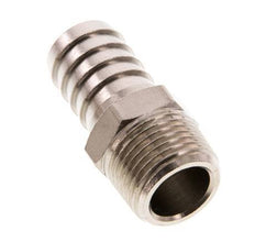 R 3/8'' Male x 13mm Nickel plated Brass Hose barb 16 Bar [2 Pieces]