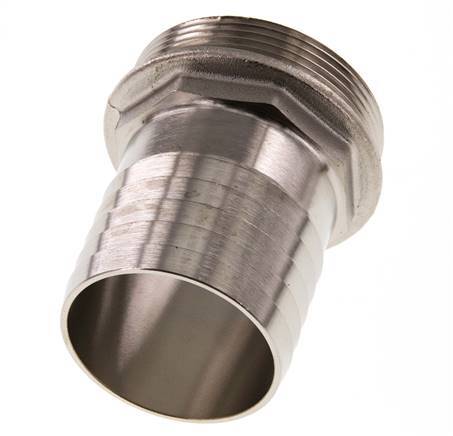 G 2'' Außengewinde x 50mm Vernickeltes Messing Schlauchanschluss 16 Bar