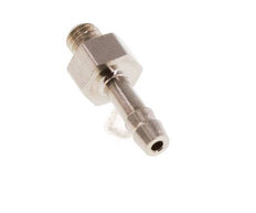 M3 Male x 2mm Nickel plated Brass Hose barb 16 Bar [2 Pieces]