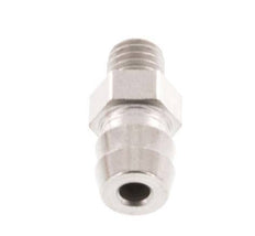 M5 Male x 6mm Nickel plated Brass Hose barb 16 Bar [5 Pieces]