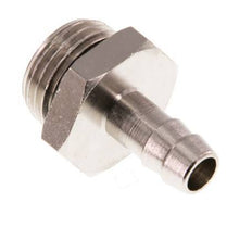 G 1/2'' Male x 9mm Vernickeltes Messing Schlauchanschlussstück mit NBR Dichtung 30 Bar [2 Stück]