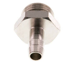 G 1/2'' Male x 9mm Vernickeltes Messing Schlauchanschlussstück mit NBR Dichtung 30 Bar [2 Stück]