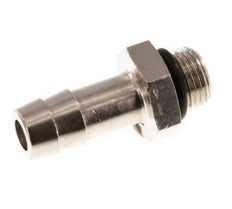 G 1/8'' Male x 8mm Nickel plated Brass Hose barb with NBR Seal 30 Bar [5 Pieces]