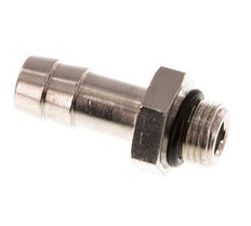 G 1/8'' Male x 8mm Nickel plated Brass Hose barb with NBR Seal 30 Bar [5 Pieces]