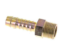 G 1/2'' Außengewinde x 13 mm Verzinktes Stahl-Schlauchstück 25 bar