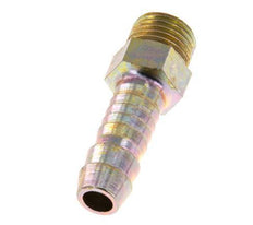 G 1/4'' Male x 9mm Zinc plated Steel Hose barb 25 Bar [2 Pieces]