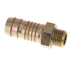 G 1/4'' Male x 13mm Zinc plated Steel Hose barb 25 Bar [2 Pieces]