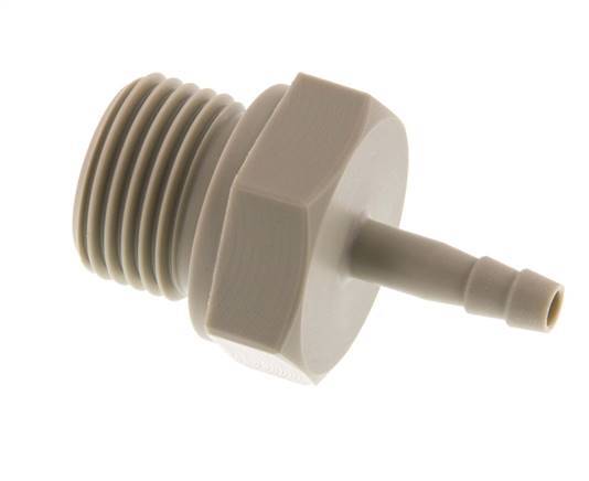 G 1/2'' Außengewinde x 4 mm Polypropylen (PP) Schlauchtülle 10 bar