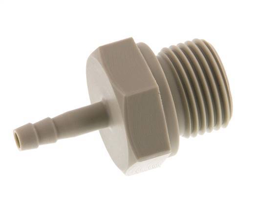 G 1/2'' Außengewinde x 4 mm Polypropylen (PP) Schlauchtülle 10 bar