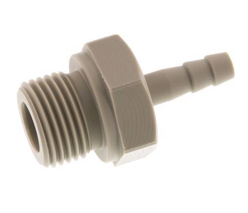 G 1/2'' Außengewinde x 6 mm Polypropylen (PP) Schlauchtülle 10 bar