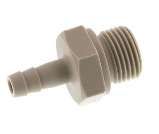 G 1/2'' Außengewinde x 8 mm Polypropylen (PP) Schlauchtülle 10 bar