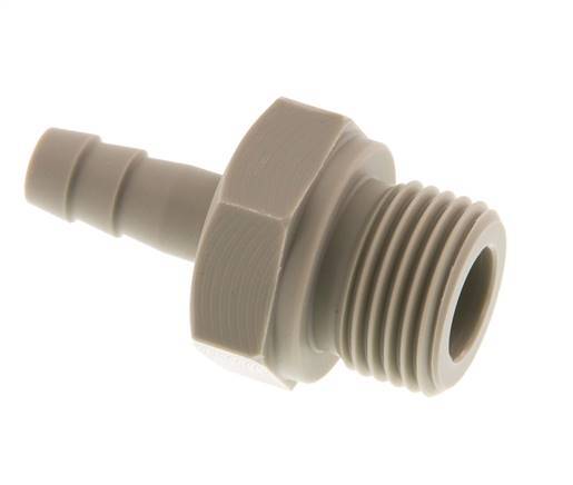G 1/2'' Außengewinde x 8 mm Polypropylen (PP) Schlauchtülle 10 bar
