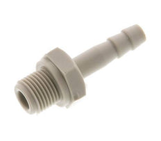 G 1/8'' Außengewinde x 4 mm Polypropylen (PP) Schlauchtülle 10 bar