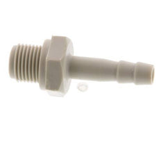 G 1/8'' Außengewinde x 4 mm Polypropylen (PP) Schlauchtülle 10 bar