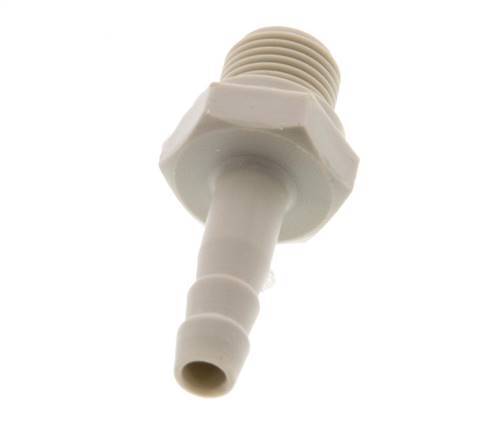 G 1/8'' Außengewinde x 4 mm Polypropylen (PP) Schlauchtülle 10 bar