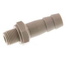 G 1/8'' Außengewinde x 8mm Polypropylen (PP) Schlauchtülle 10 Bar