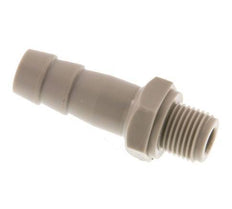 G 1/8'' Außengewinde x 8mm Polypropylen (PP) Schlauchtülle 10 Bar