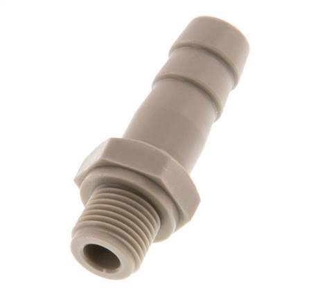 G 1/8'' Außengewinde x 8mm Polypropylen (PP) Schlauchtülle 10 Bar