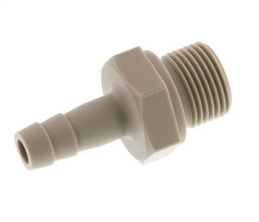 G 3/8'' Außengewinde x 8 mm Polypropylen (PP) Schlauchtülle 10 bar