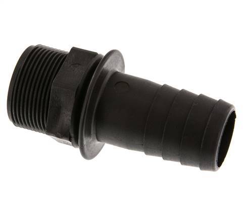 G 1 1/2'' Außengewinde x 38 mm Polypropylen (PP) Schlauchtülle 10 bar
