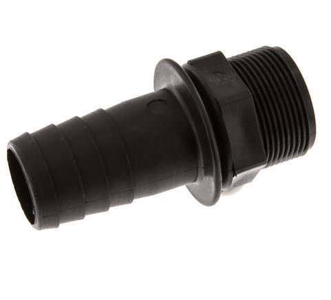G 1 1/2'' Außengewinde x 38 mm Polypropylen (PP) Schlauchtülle 10 bar