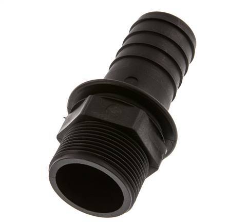 G 1 1/2'' Außengewinde x 38 mm Polypropylen (PP) Schlauchtülle 10 bar