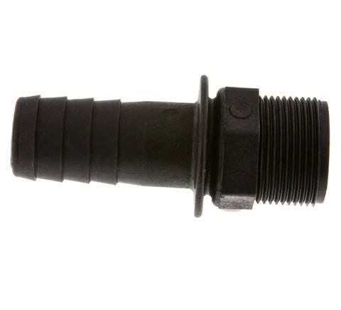 G 1 1/4'' Außengewinde x 32 mm Polypropylen (PP) Schlauchtülle 10 bar