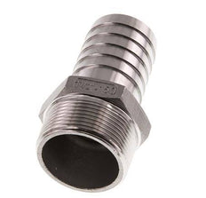 R 1 1/2'' Außengewinde x 38 mm Schlauchanschluss aus Edelstahl 16 bar