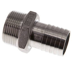 R 1 1/4'' Außengewinde x 32 mm Schlauchanschluss aus Edelstahl 16 bar
