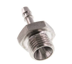 G 1/4'' Außengewinde x 4 mm Schlauchanschluss aus Edelstahl 40 bar