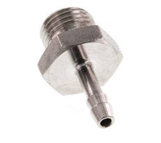 G 1/4'' Außengewinde x 4 mm Schlauchanschluss aus Edelstahl 40 bar