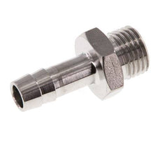 G 1/4'' Außengewinde x 8 mm Schlauchanschluss aus Edelstahl 40 bar