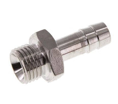 G 1/4'' Außengewinde x 8 mm Schlauchanschluss aus Edelstahl 40 bar
