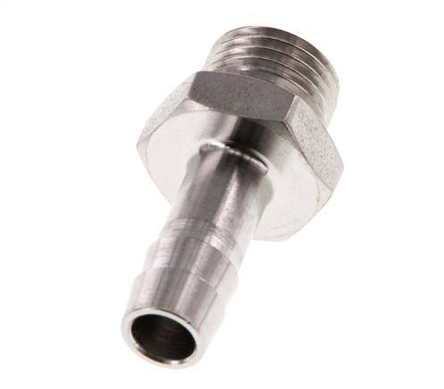 G 1/4'' Außengewinde x 8 mm Schlauchanschluss aus Edelstahl 40 bar