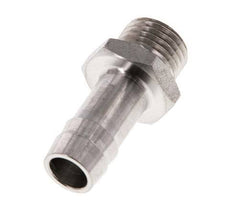 G 1/4'' Außengewinde x 10 mm Schlauchanschluss aus Edelstahl 40 bar