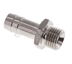 G 1/4'' Außengewinde x 10 mm Schlauchanschluss aus Edelstahl 40 bar