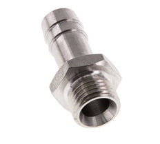 G 1/4'' Außengewinde x 10 mm Schlauchanschluss aus Edelstahl 40 bar