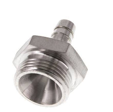 G 3/4'' Außengewinde x 9 mm Schlauchanschluss aus Edelstahl 40 bar