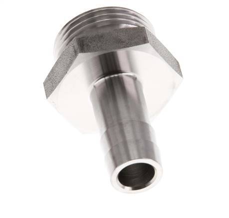 G 3/4'' Außengewinde x 13 mm Schlauchanschluss aus Edelstahl 40 bar