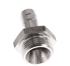 G 3/4'' Außengewinde x 13 mm Schlauchanschluss aus Edelstahl 40 bar