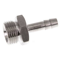 G 3/8'' Außengewinde x 6 mm Schlauchanschluss aus Edelstahl 40 bar