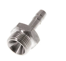 G 3/8'' Außengewinde x 6 mm Schlauchanschluss aus Edelstahl 40 bar