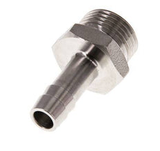 G 3/8'' Außengewinde x 8 mm Schlauchanschluss aus Edelstahl 40 bar