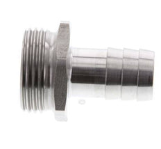 G 1'' Außengewinde x 19 mm Schlauchanschluss aus Edelstahl 40 bar