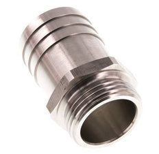 G 1'' Außengewinde x 32 mm Schlauchanschluss aus Edelstahl 40 bar
